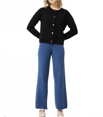 Compañía Fantástica Straight Knit Pants In Blue