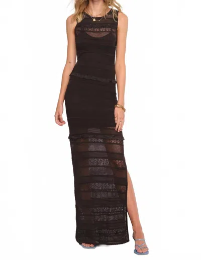 Heartloom Clea Maxi Dress In Black In Black