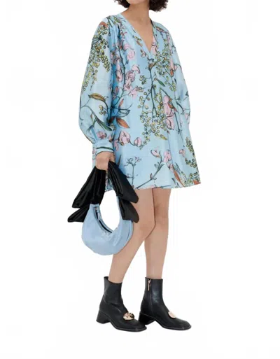 Stine Goya Kimono Mini Dress In Spring Mimosa