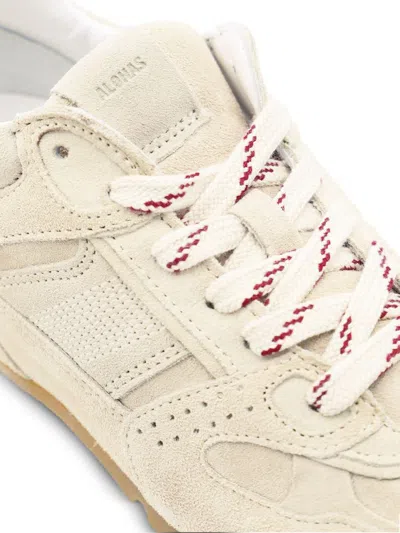 Alohas Suede Lace-up Sneakers In Neutral