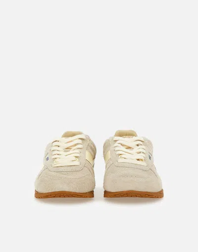 Autry 'windspin Low' Grey Sneaker With Logo On The Side And On The Heel
