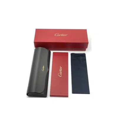 Cartier Ct0503s Panthère De  001 Gold Grey Sunglasses In Blue
