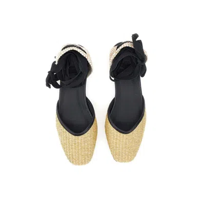 Castaã±er Gatsby Rope And Raffia Espadrilles In Gold