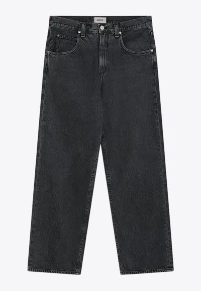 Agolde Washed Straight Jeans