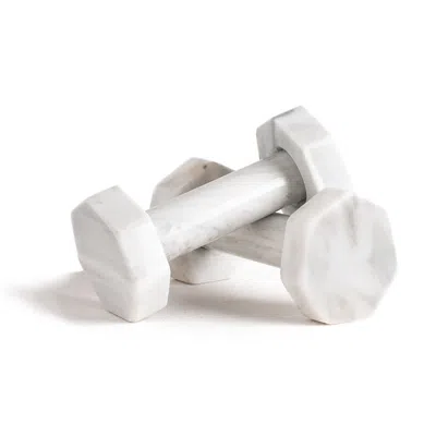 And Jacob Gym Dumbbells 1.5 Kilo Piece - White Marble