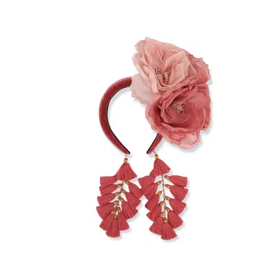 Julia Clancey Women's Pink / Purple Chacha Bloom Headband