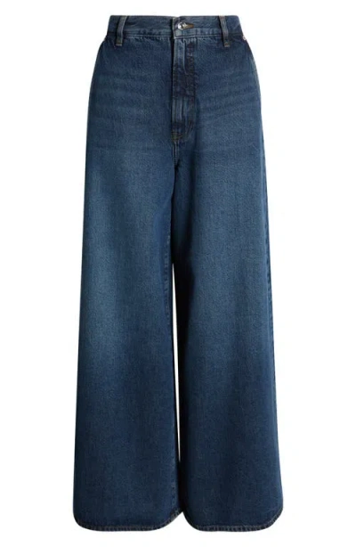 Frame The Drape High Waist Wide Leg Jeans