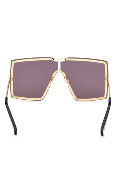Max Mara 69mm Shield Sunglasses In Brown