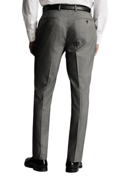 Charles Tyrwhitt Ultimate Performance Sharkskin Suit Trousers In Gray