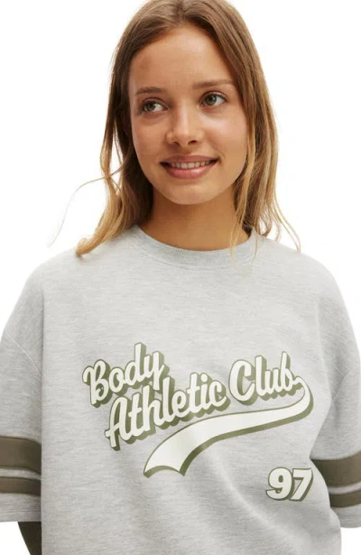 Cotton On Body Active Ballpark Oversized Graphic Tshirt