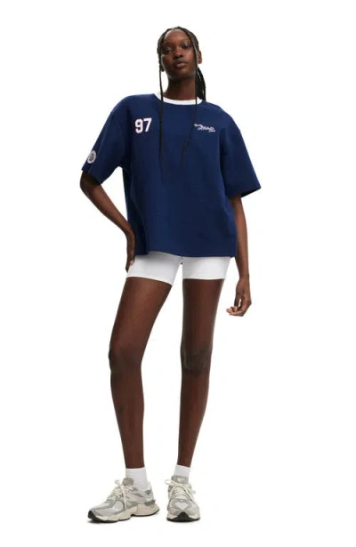Cotton On Body Active Ballpark Oversized Graphic Tshirt