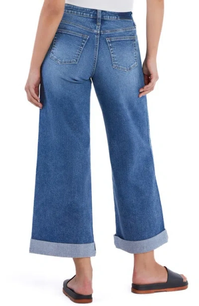 Hint Of Blu Luna High Waist Wide Leg Jeans