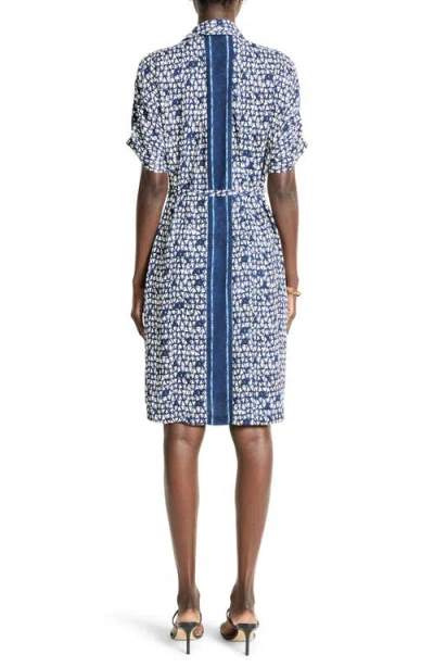 Nic + Zoe Nic+zoe Devon Etched Angles Belted Dress