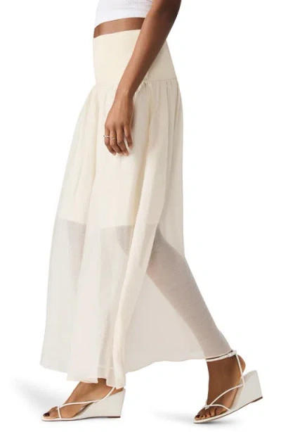 Steve Madden Amaya Maxi Skirt In White