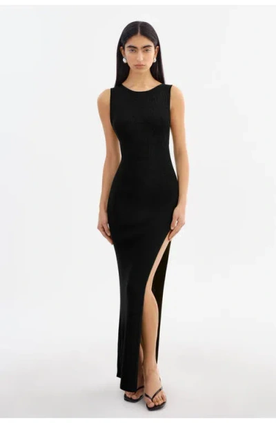 Lamarque Giovanna | Rib Knit Maxi Dress