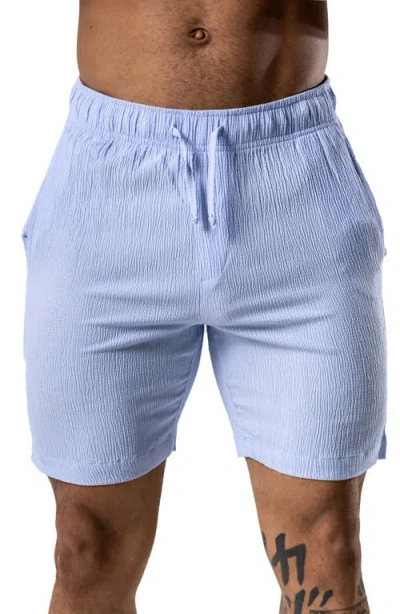 Maceoo Everyday Drawstring Shorts In Blue