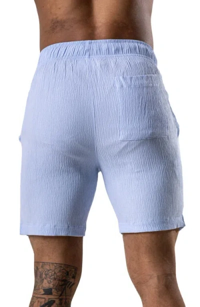 Maceoo Everyday Drawstring Shorts In Blue