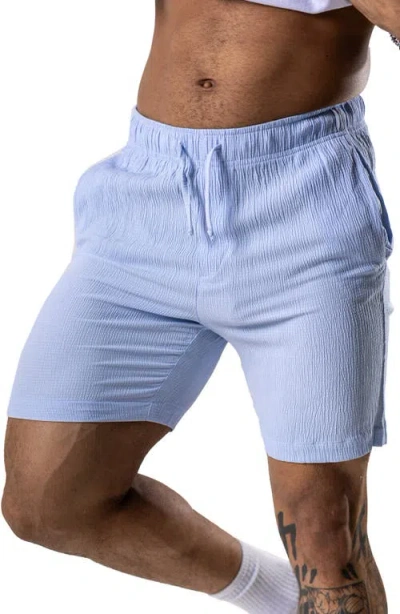 Maceoo Everyday Drawstring Shorts In Blue