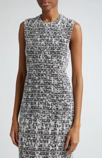 Givenchy Tweed Sleeveless Sheath Dress