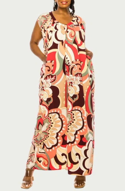 L I V D Ashlyn Jumpsuit In Multi