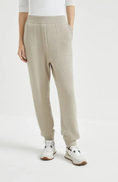 Brunello Cucinelli Cashmere Knit Trousers