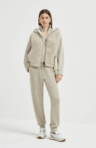Brunello Cucinelli Cashmere Knit Trousers