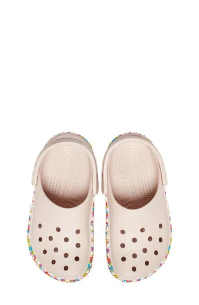 Crocs Kids' Classic Beaded Band Clog In Multi