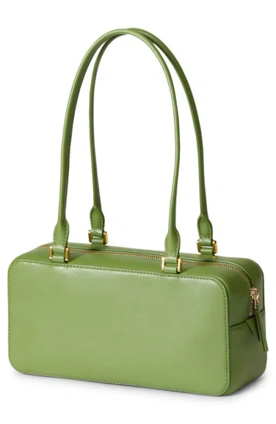 Veronica Beard Boxy Leather Shoulder Bag