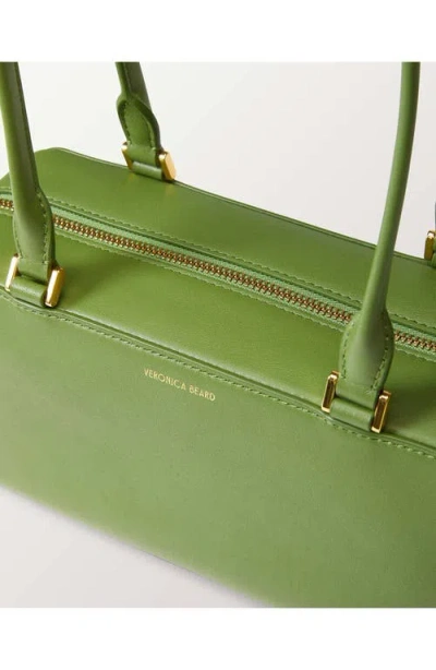 Veronica Beard Boxy Leather Shoulder Bag