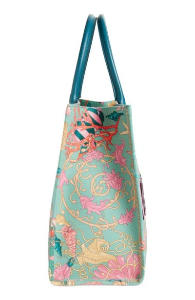 Versace La Medusa Underwater Barocco Canvas Tote