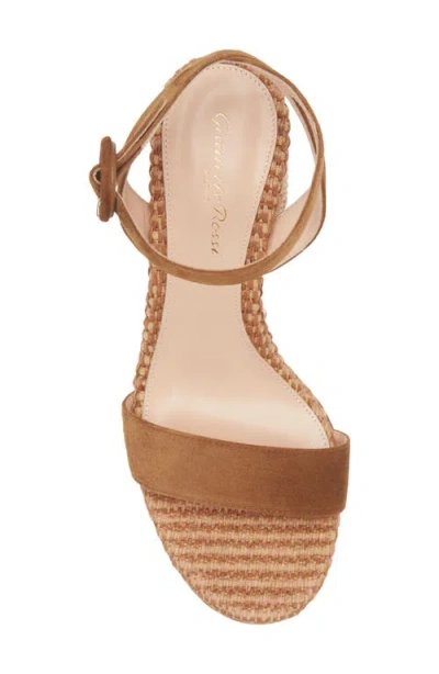 Gianvito Rossi Camoscio Marbella Ankle Strap Sandal