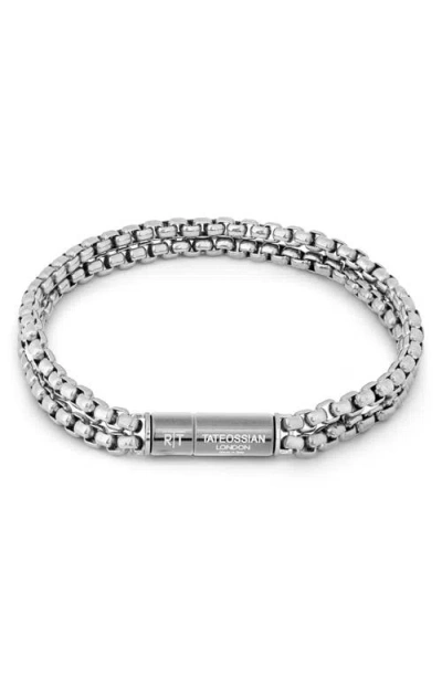 Tateossian Pop Elemenets Stainless Steel Chain Bracelet
