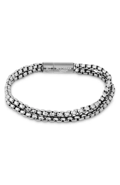 Tateossian Pop Elemenets Stainless Steel Chain Bracelet