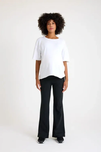 Accouchée Ultimate Comfort Warm Flare Pants In White