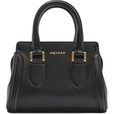 Alexander Mcqueen Mcqueen Mini Birdee Leather Top Handle Bag
