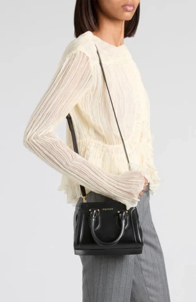 Alexander Mcqueen Mcqueen Mini Birdee Leather Top Handle Bag