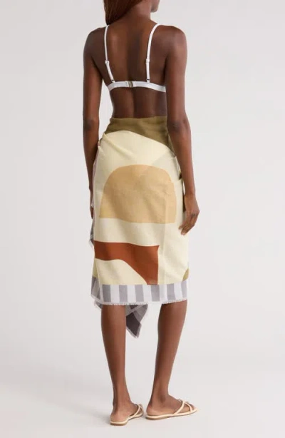 Nordstrom Geo Stripe Border Pareo