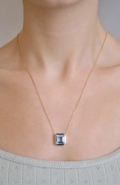 Anzie Cléo Carré Daniela Grande Pendant Necklace