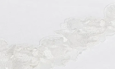 Matouk Lace Piqué Cotton Coverlet In White