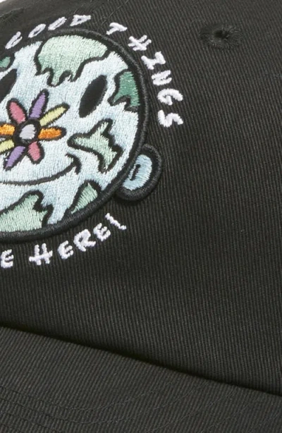 Vic Garcia World Good World Embroidered Adjustable Baseball Cap