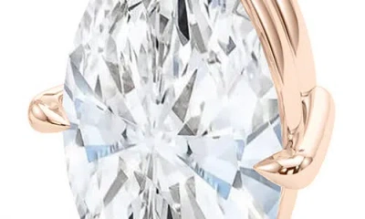 Hautecarat Lab Grown Diamond Twin Marquise Cut Drop Earrings