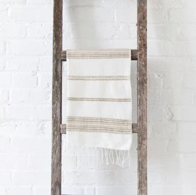 Creative Women Aden Cotton Hand Towel In Neutral