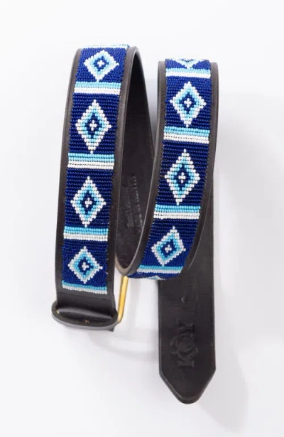 Koy Clothing Maasai Beaded Belt Mwezi Wide