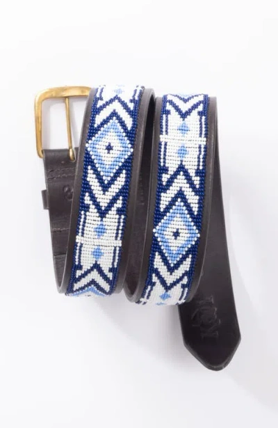 Koy Clothing Maasai Beaded Belt Mwezi Wide