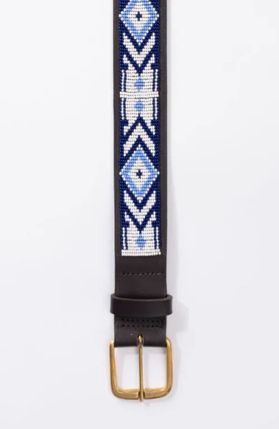 Koy Clothing Maasai Beaded Belt Mwezi Wide