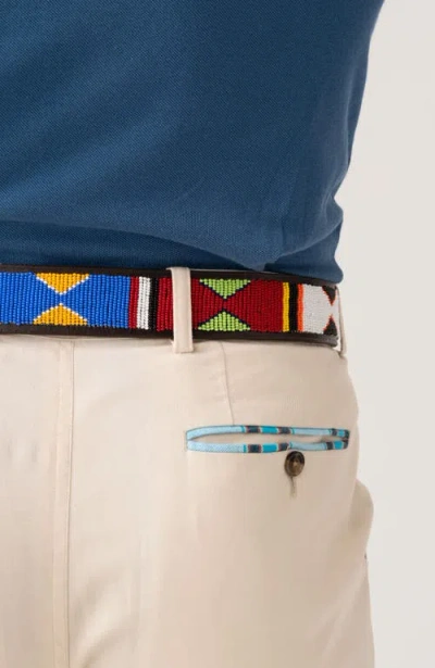 Koy Clothing Maasai Beaded Belt Mwezi Wide