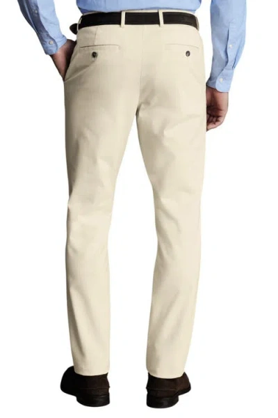 Charles Tyrwhitt Ultimate Non-iron Chinos In Neutral