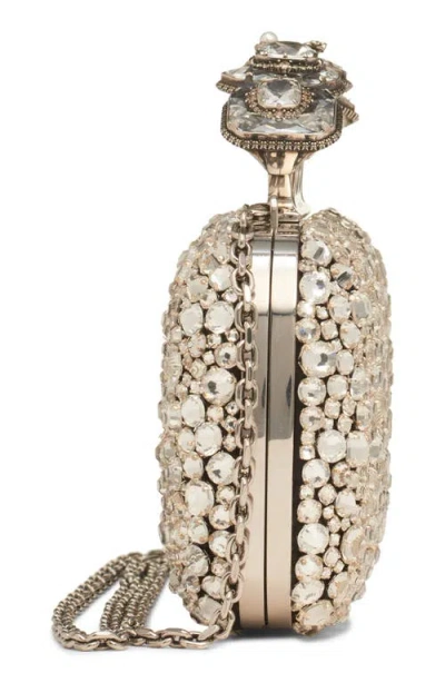 Alexander Mcqueen Mcqueen Spider Crystal Knuckle Box Clutch
