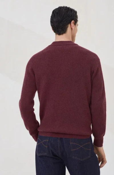Brunello Cucinelli Cashmere Polo Shirt In Transparent