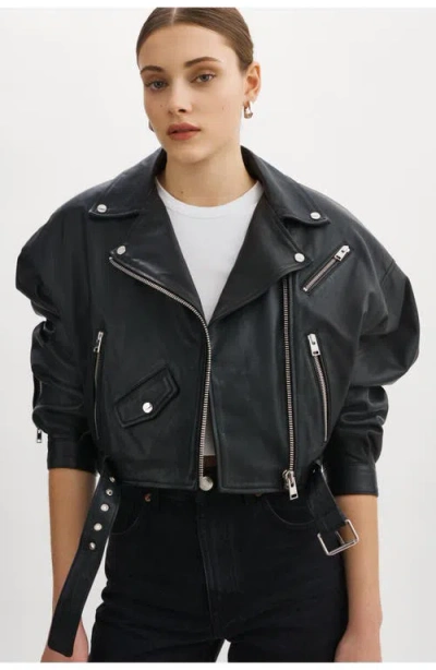 Lamarque Dylan | 80's Leather Biker Jacket